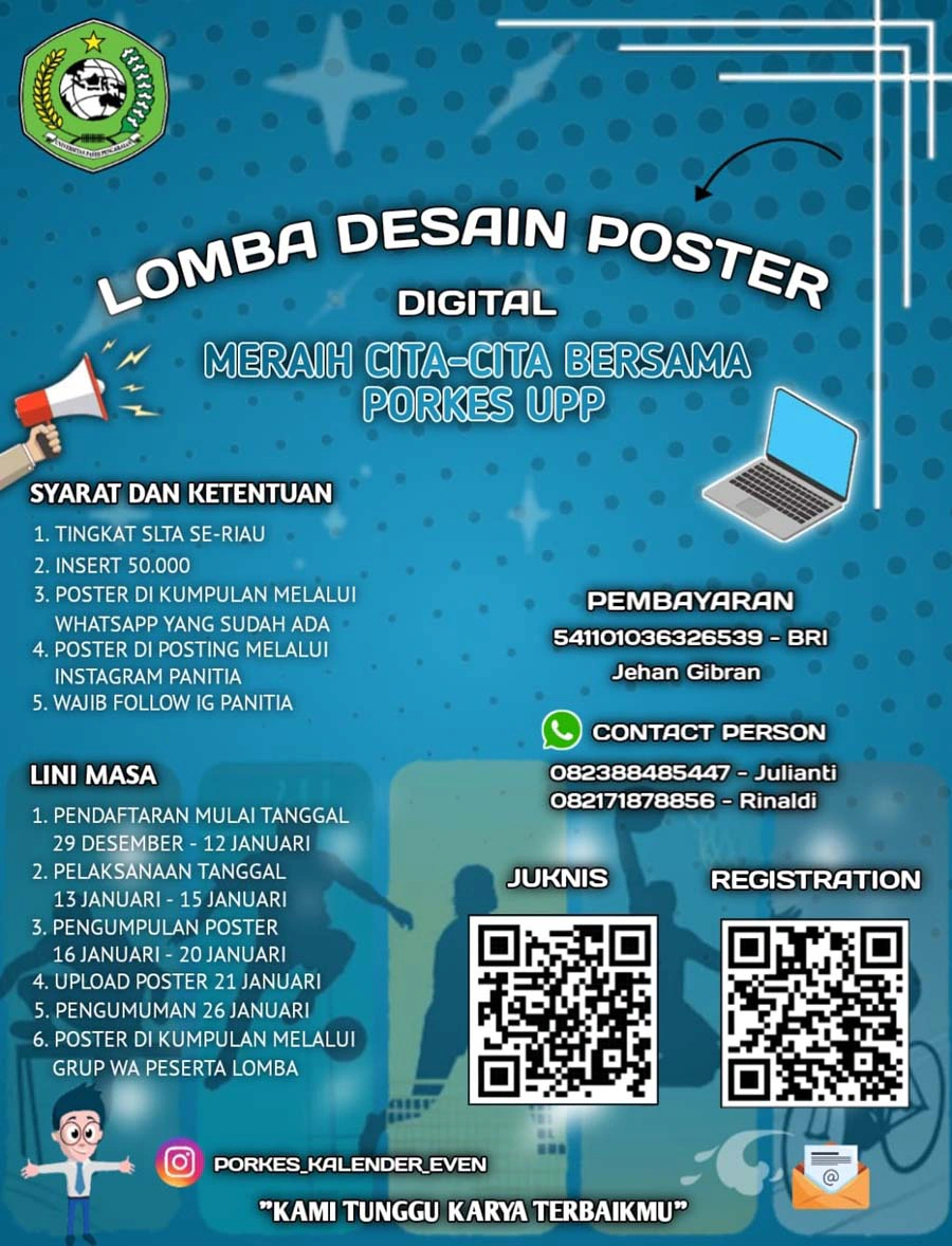 PORKES FKIP UPP Gelar Lomba Desain Poster Digital Tingkat SLTA se-Riau