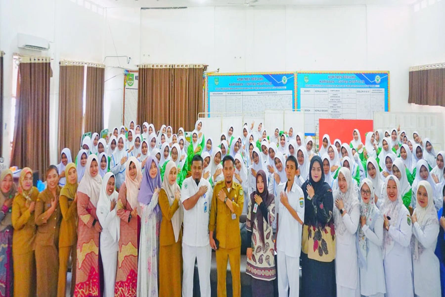 97 Mahasiswi Fakultas Ilmu Kesehatan UPP jalani KDK di RSUD Rokan Hulu