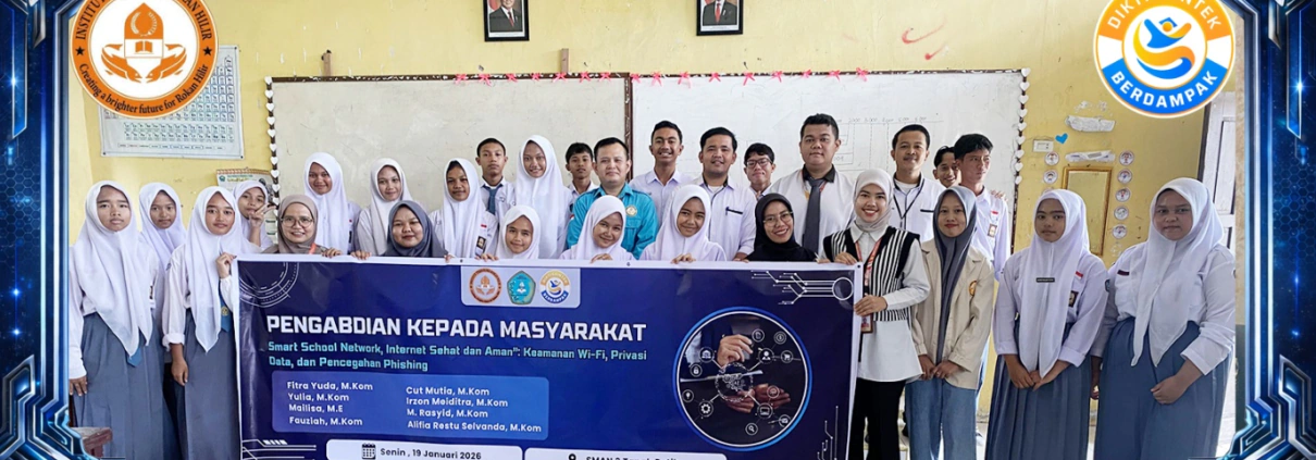 Dosen ITR Laksanakan PkM “Smart School Network, Internet Sehat dan Aman” di SMA N 3 Tanah Putih