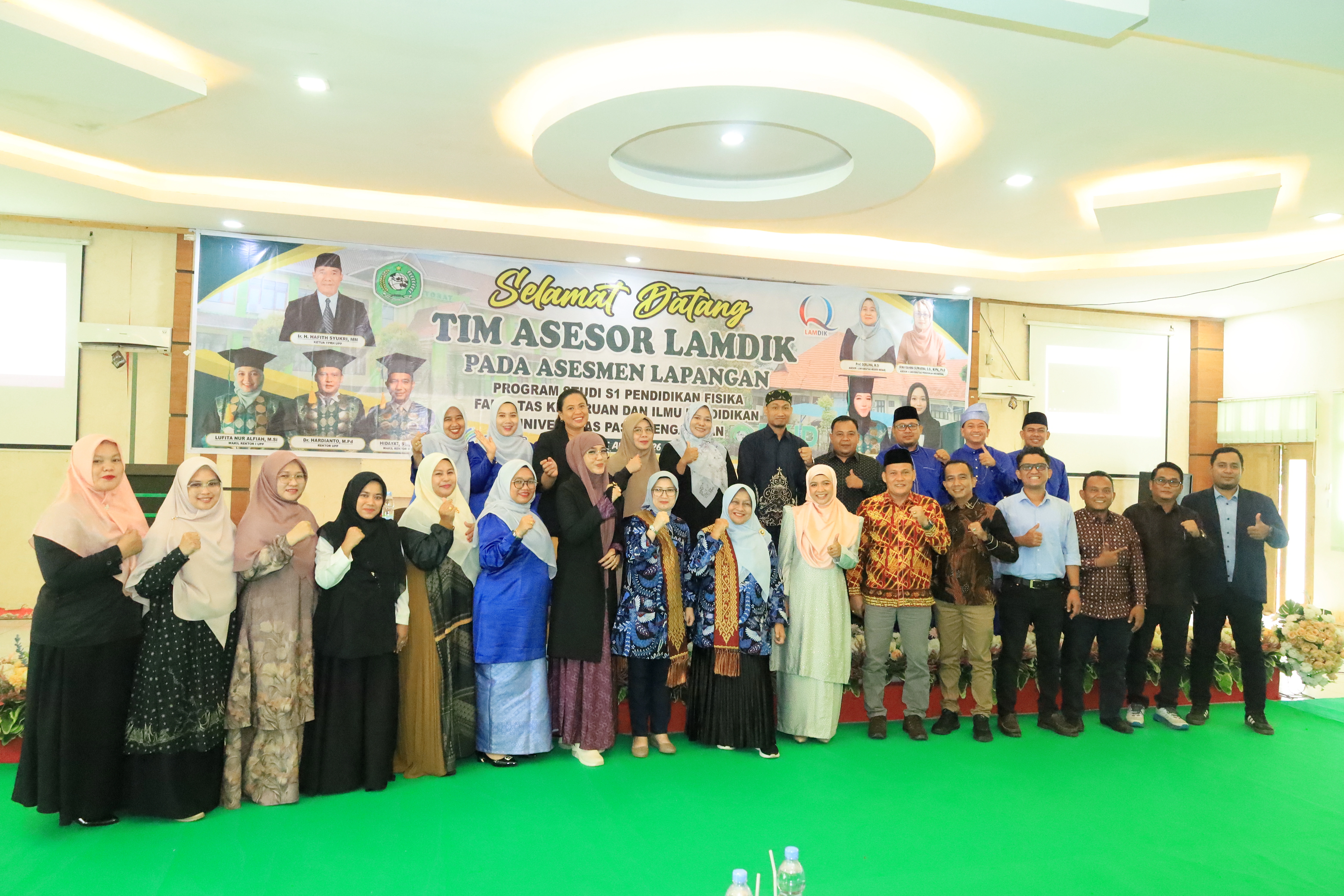 Asesmen Lapangan Pendidikan Fisika FKIP UPP Bersama Tim Asesor LAMDIK Berjalan Sukses