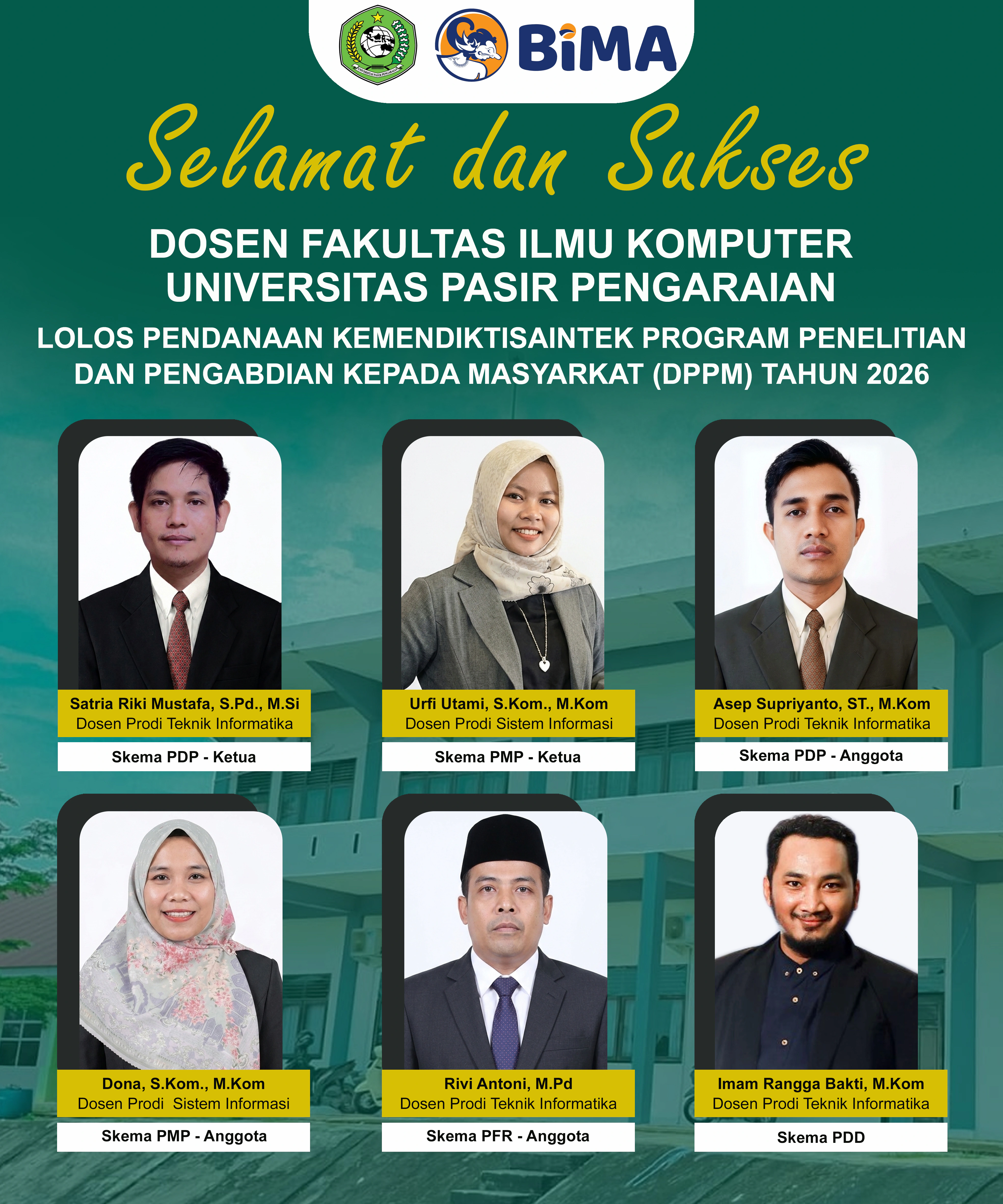 DOSEN FILKOM UPP LOLOS PENDANAAN PROGRAM PENELITIAN DAN PENGABDIAN KEPADA MASYARAKAT (DPPM) KEMENDIKTISAINTEK TAHUN 2026