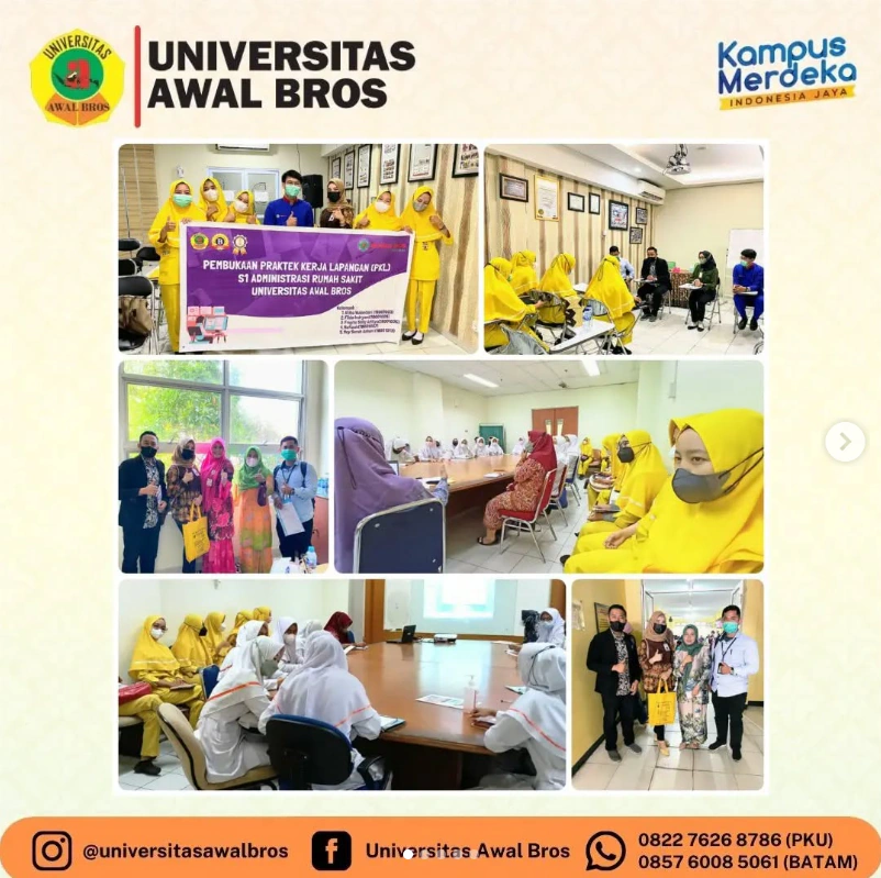 Serah terima Mahasiswa/i Praktik kerja lapangan(PKL) Prodi Administrasi rumah sakit