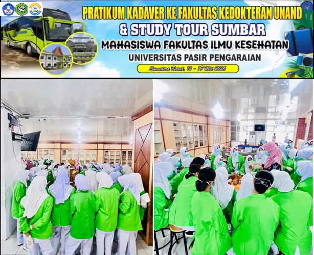 Mahasiswa Fakultas Ilmu Kesehatan UPP Ikuti Praktikum Kadaver dan Study Tour ke Fakultas Kedokteran UNAND
