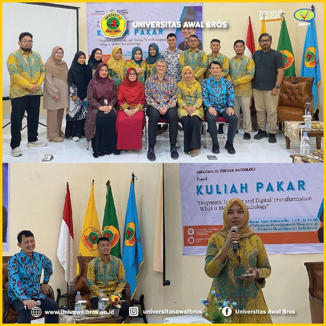 KEGIATAN PENANDATANGAN KERJASAMA DAN KULIAH PAKAR PRODI D III TEKNIK RADIOLOGI ANTARA PT. SIEMENS HEALTHINEERS INDONESIA DENGAN UNIVERSITAS AWAL BROS