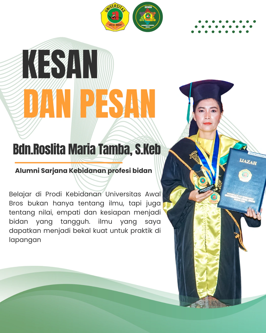 Foto Bdn.Roslita Maria Tamba, S.Keb