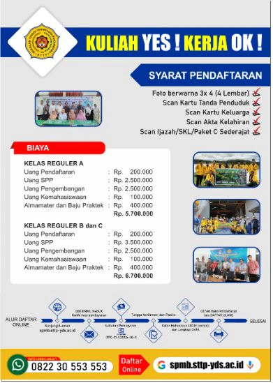 JADWAL KEGIATAN PENERIMAAN MAHASISWA BARU ( PMB ) T.A 2023-2024