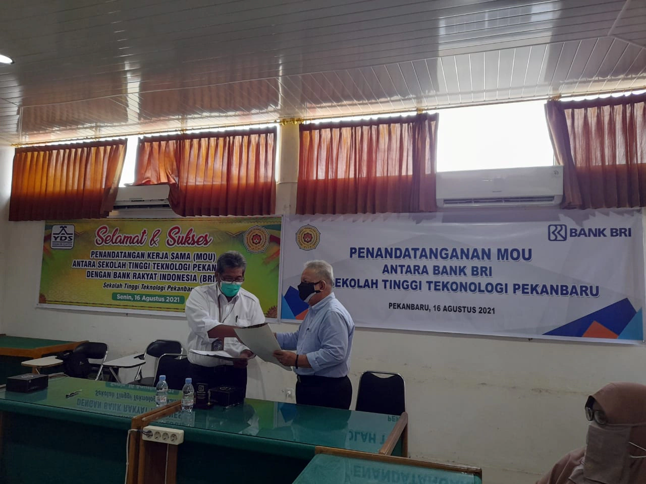 MOU BANK BRI Dengan STT Pekanbaru