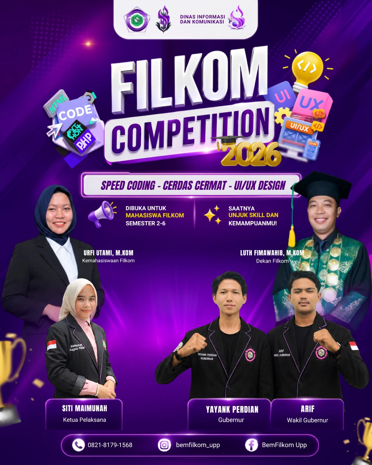 Mahasiswa FILKOM Siapkan Dirimu! Saatnya Unjuk Keahlian di Ajang FILKOM Competition 2026