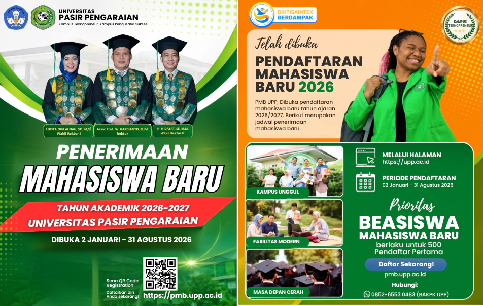 Jangan Terlambat, Waktu Pendaftaran PMB UPP Tahun Akademik 2026/2027 Tersisa Kurang dari Dua Bulan