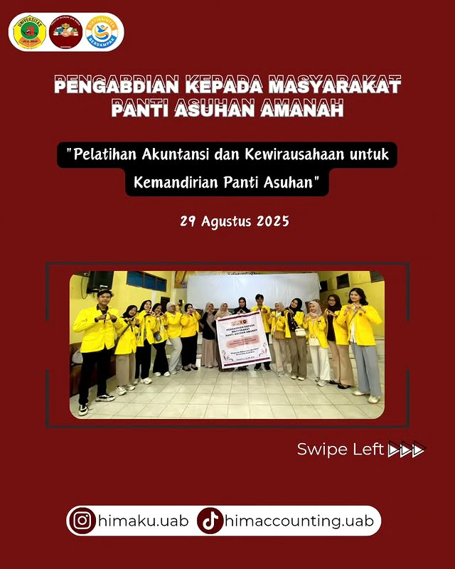 Himpunan Mahasiswa Akuntansi Universitas Awal Bros Gelar Pengabdian kepada Masyarakat di Panti Asuhan Amanah