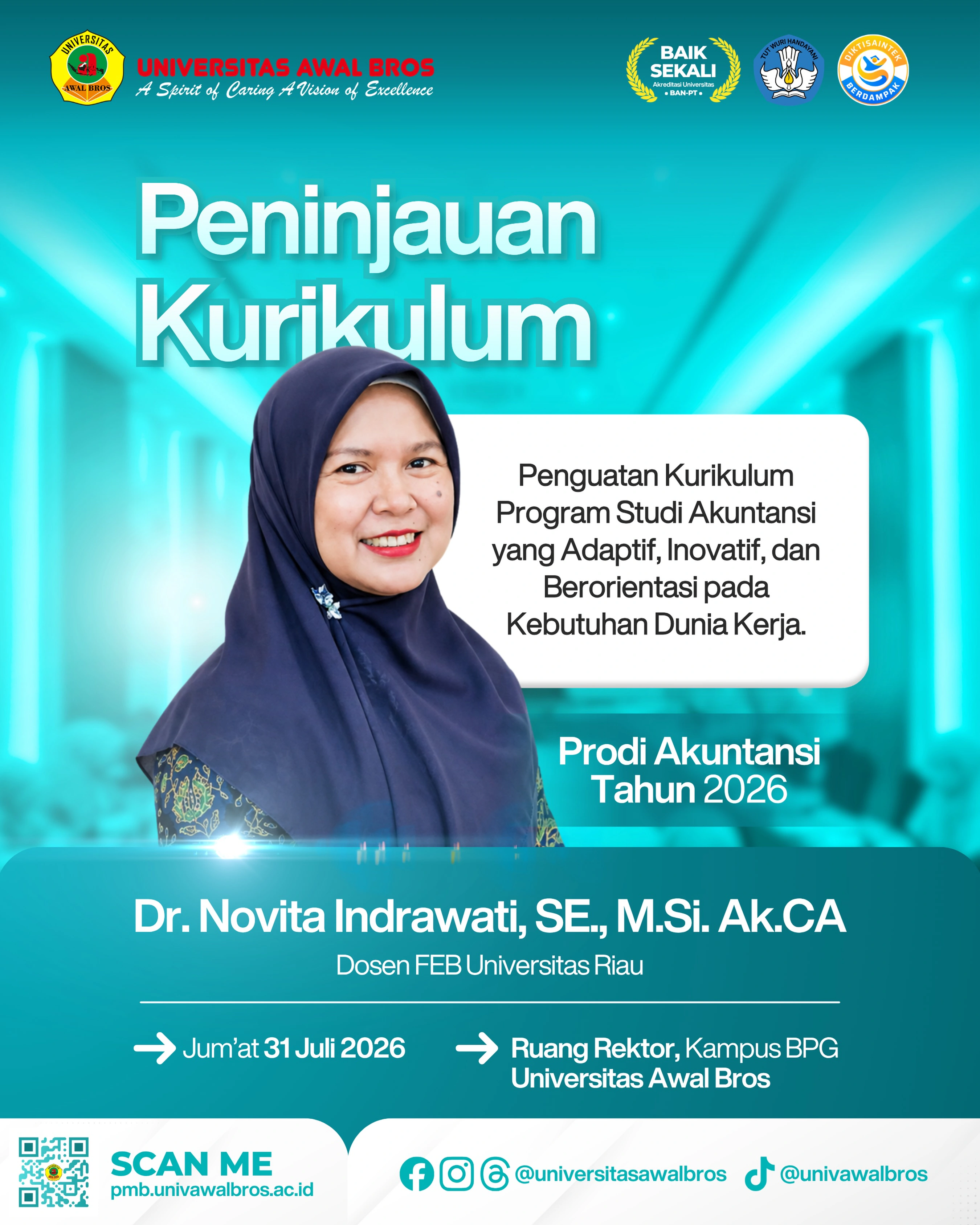 Universitas Awal Bros Perkuat Kurikulum Program Studi Akuntansi Berorientasi Dunia Kerja